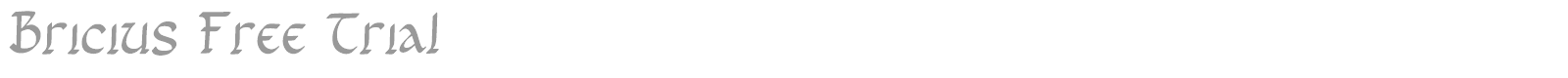 Bricius font preview
